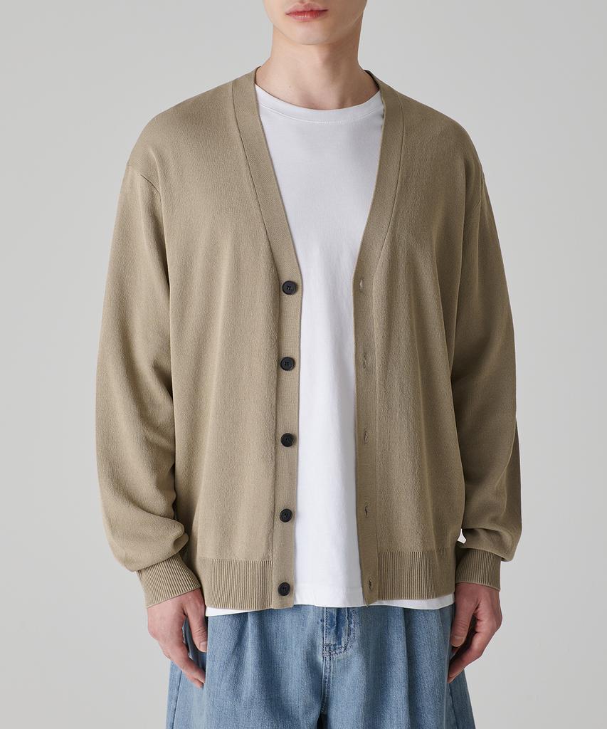 Musinsa Standard Cool Touch Essential Cardigan [Beige]