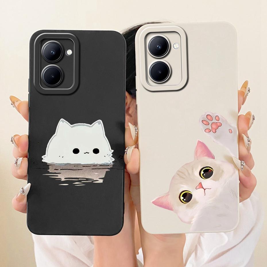 New Fashion Phone Case For Realme C33 C31 Soft Silicone Cases For Realme C31 C33 4G Shockproof Covers Bumpers