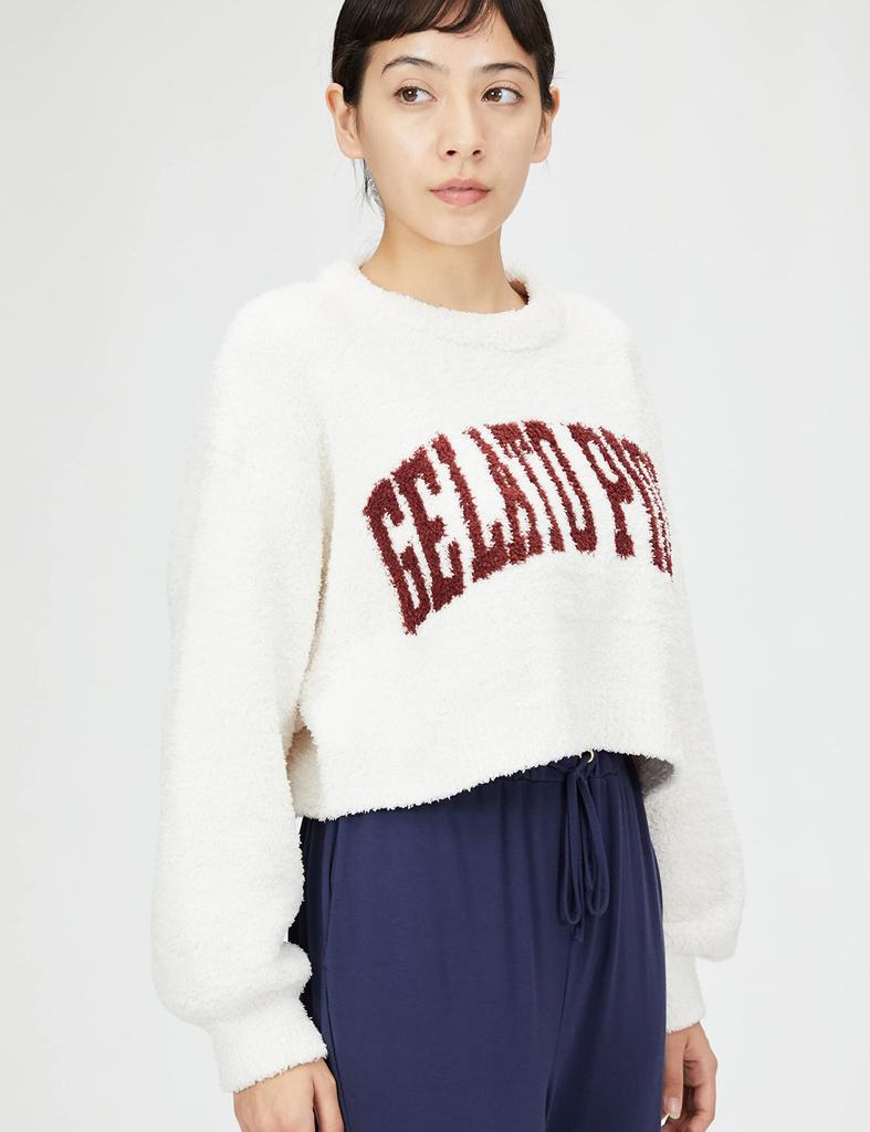 Gelato Pique Powder Logo JQD Short Pullover PWNT224021 CRM F Women's