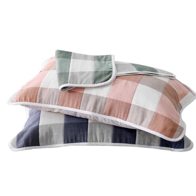 Six-Layer Breathable Gauze Pillowcase - Comfortable for Children & Adults