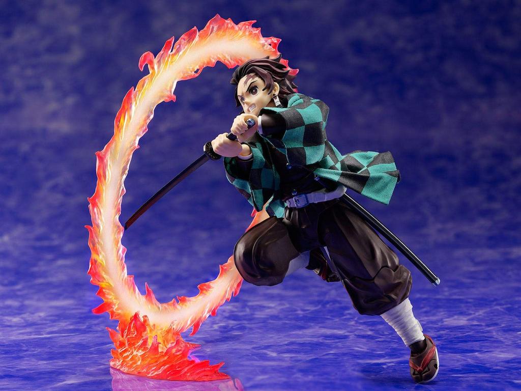 Demon Slayer Demon Kimetsu no Yaiba Tanjiro Kamado Scale Action Figure Slayer - [Buzzmod] 1/12