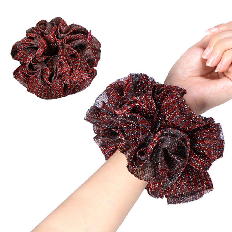 

1 шт. мусульманский шарф, большая резинка для волос, увеличивающая объем резинка для волос, женское кольцо для волос, эластичные аксессуары для головных уборов