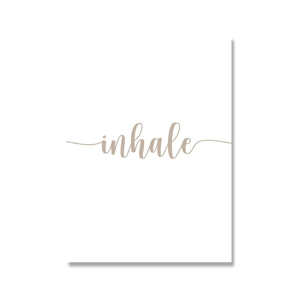 

Вдох-Выдох Йога Цитата Wall Art Print Подарки Пляжные волны Плакат Холст Картина Картины для Спальня Гостиная Домашний декор (с рамкой) 15*20cm(with frame)