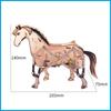 3D Wooden Mechanical Horse DIY Assembly Model Horse Science Puzzle STEM Education Physics Experiment Children's Gift