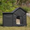 Cat House For Winter Winter Outside Pet Shelter Warm Pet Cave For Outdoor For Garden Patio Backyard Balcony Garages Dog Bunny