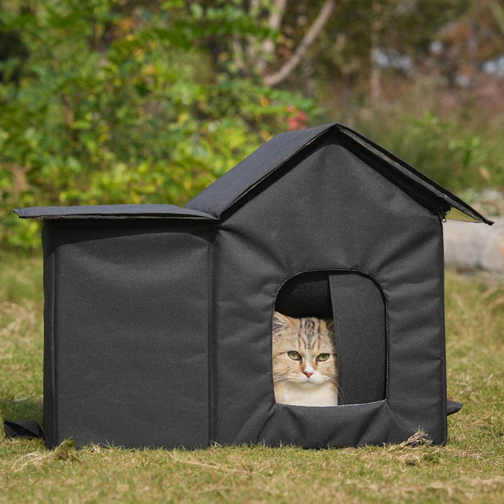 Cat House For Winter Winter Outside Pet Shelter Warm Pet Cave For Outdoor For Garden Patio Backyard Balcony Garages Dog Bunny