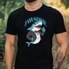 T-shirt Heren Grappig Haai Motief Katoen Maat XS tot 5XL