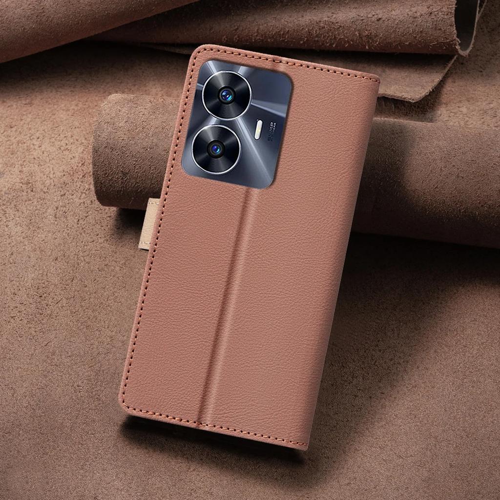 Etui z klapką Dla OPPO Realme C61 4G C63 4G Pokrowiec Dla OPPO Realme C53 C55 Realme Note 60 4G Magnetyczna podstawka Ochronny portfel na telefon