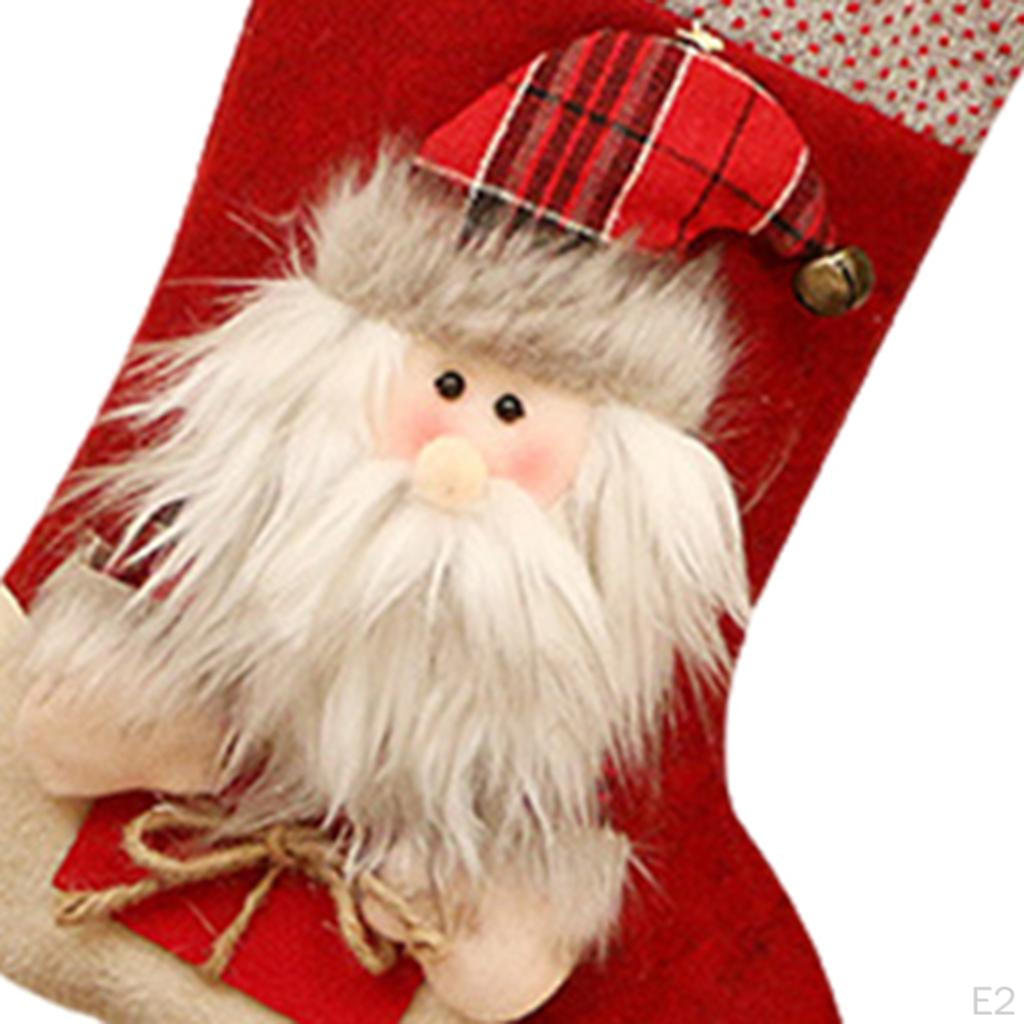 Day Stocking Kit Candy Pouch Bag Chritsmas Tree Decorations Hanging Ornaments Supplies
