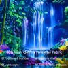 2D Blacklight Waterfall Tapestry Psychedelic Forest Wall Hanging for Bedroom Decor
