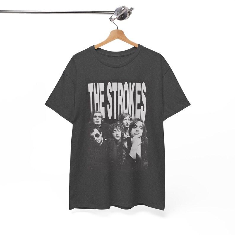 

2026 Summer Fashion Tee Men Women Vintage Top Indie Rock Band Tee _ Strokes Inspired Hip Hop Streetwear Oversized Tshirt Short Sleeve Casual Clothing 4XL