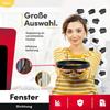 DQ-PP Fensterdichtung - Schwarz - 25 - -618 - Für KBE PVC Fenster - Gummidichtug Dichtband - Kunststofffensterdichtungen - Profildichtung Türdichtung