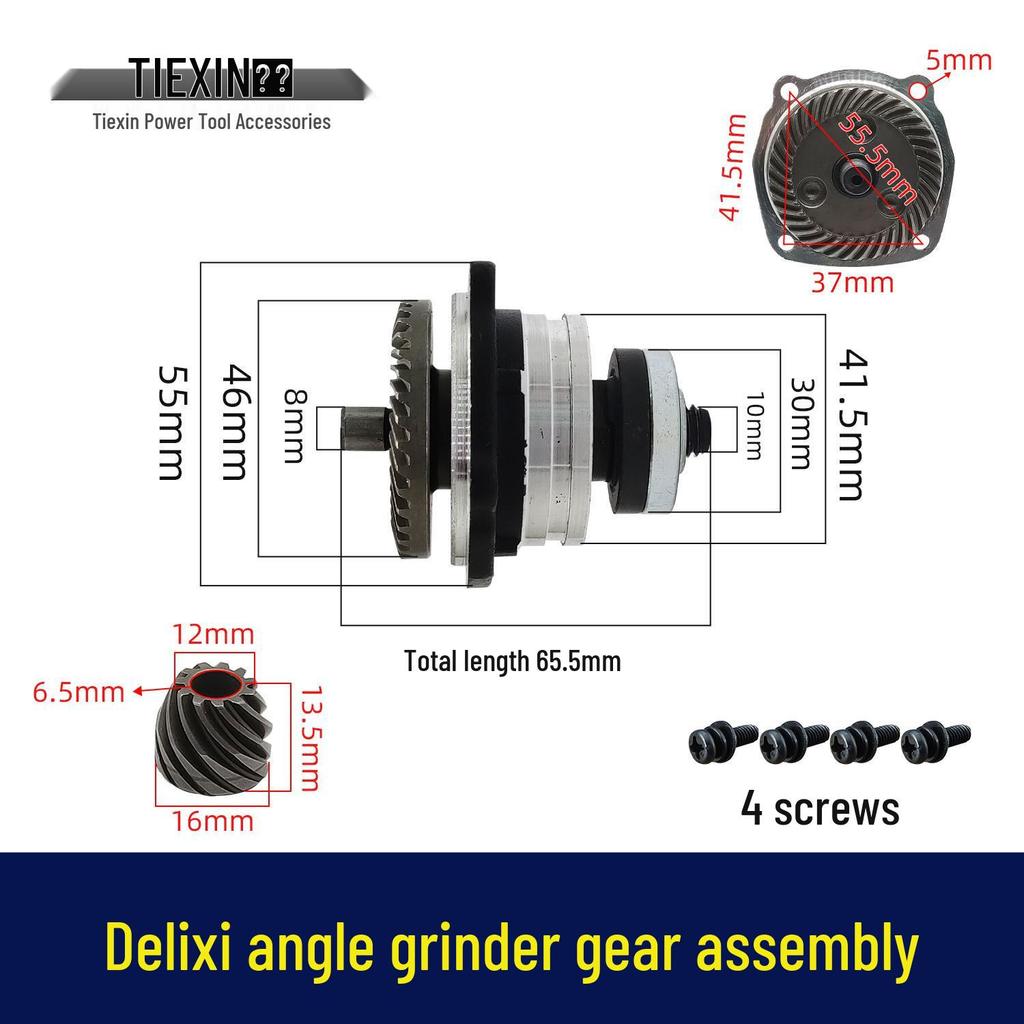 100 Type Lithium Battery Angle Grinder Head Shell: Polishing Machine Bearing Cover & Seat