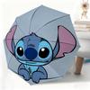 1pc Umbrella Featuring Stitch Cartoon Character, a Fully Automatic Umbrella Suitable for All Occasions, a Portable Folding Rai