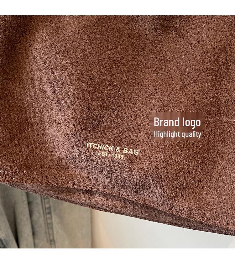 2025 Autumn/Winter Retro Matte Women's Versatile Single Shoulder Bag with Chain