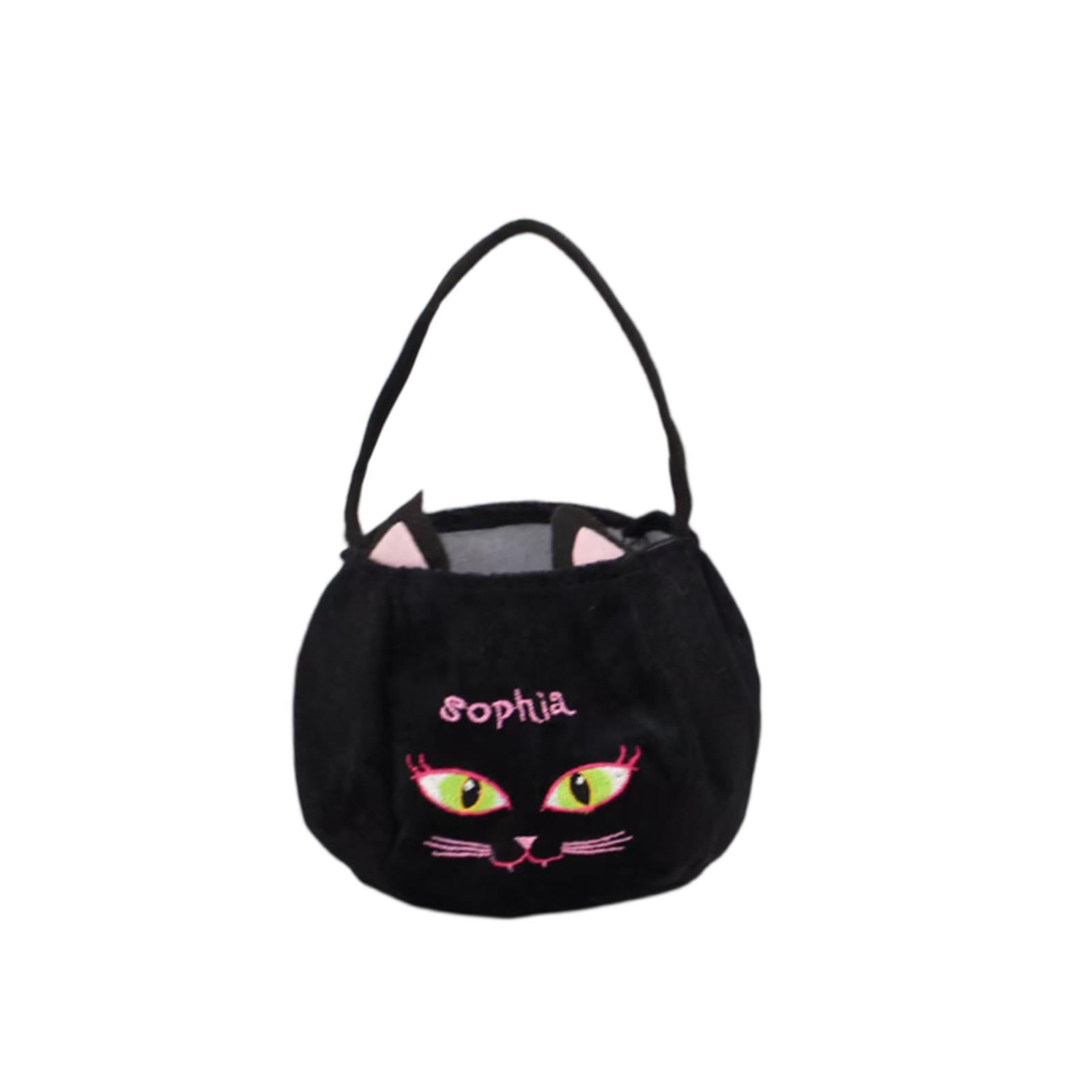 

Мешки для угощений на Хэллоуин для детей, Мешки для конфет на Хэллоуин, Корзина для конфет на Хэллоуин One Size чёрный