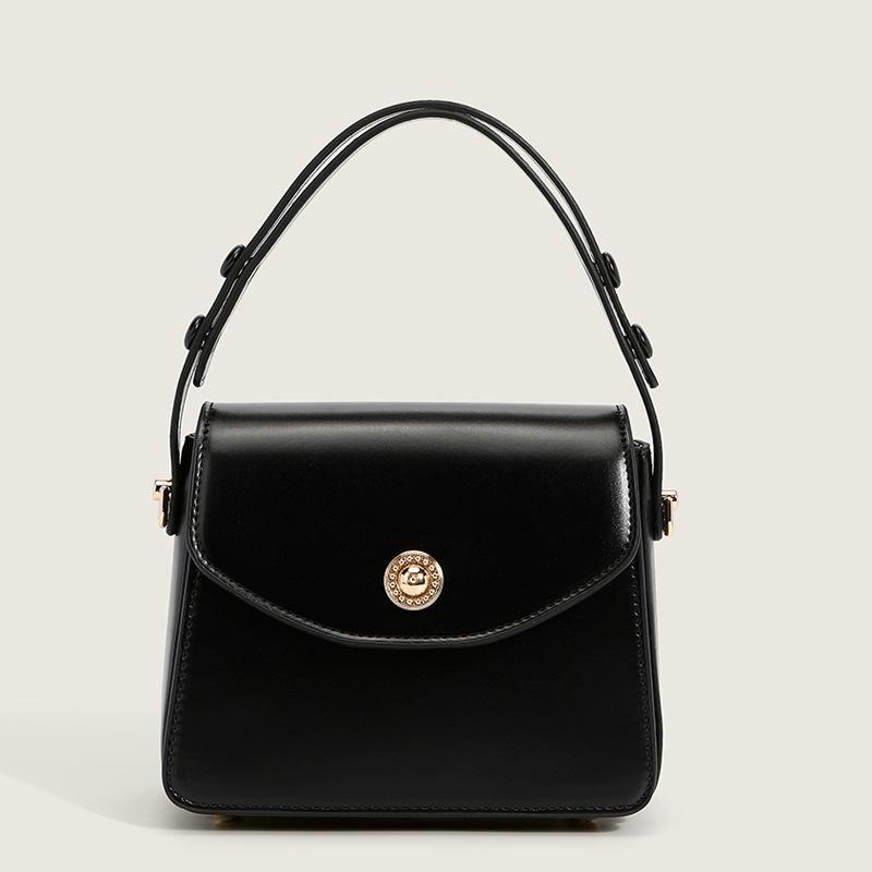 Spring New Trendy Brand Small Square Bag Simple and Versatile Handbag Bridal Bag Shoulder Underarm Bag Crossbody Women's Bag