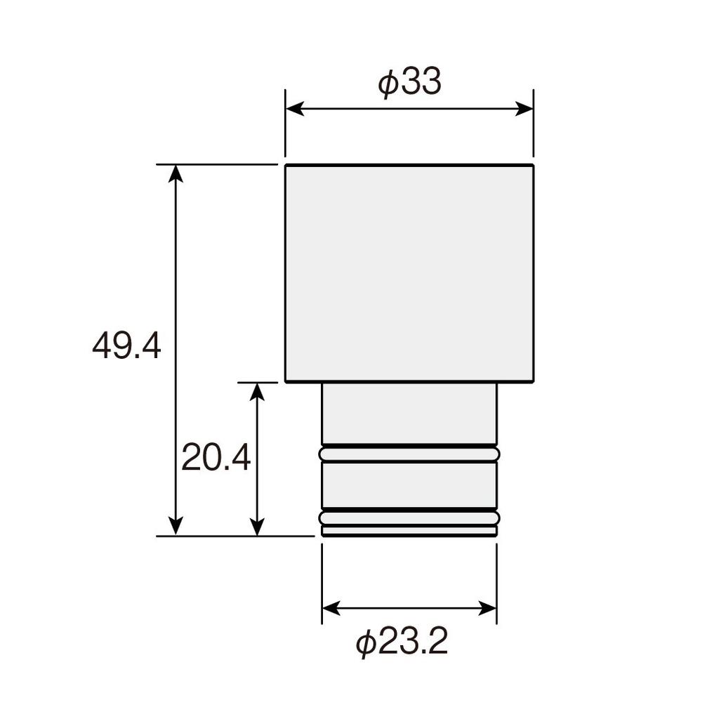 HOZAN Microscope Adapter Eyepiece Diameter for 23.2mm L-846-1 L-50/L-501