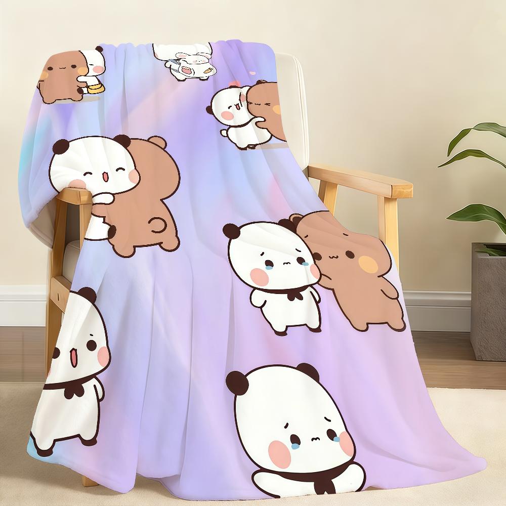 Cartoon D DUDU B BUBU Cute Blanket For Soft Throw Blanket for Picnic Bed Sofa Home Bedroom Cozy Warm Comfortable