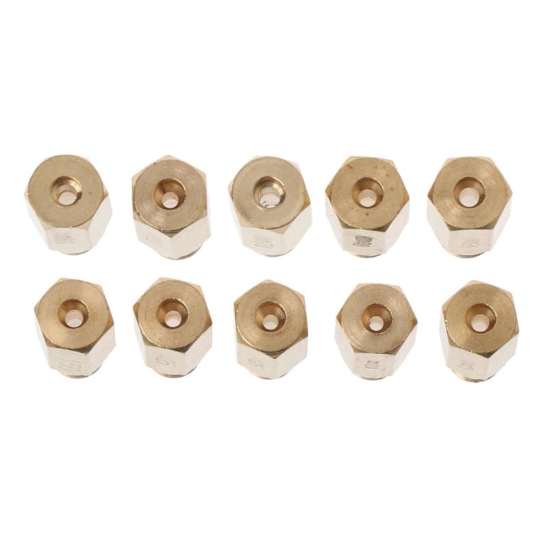 10 sztuk gaźnik dysza wolnoobrotowa do PWK OKO CVK Mikuni KOSO gaźnik motocyklowy główny imadło wtryskiwacze dysza 120-170