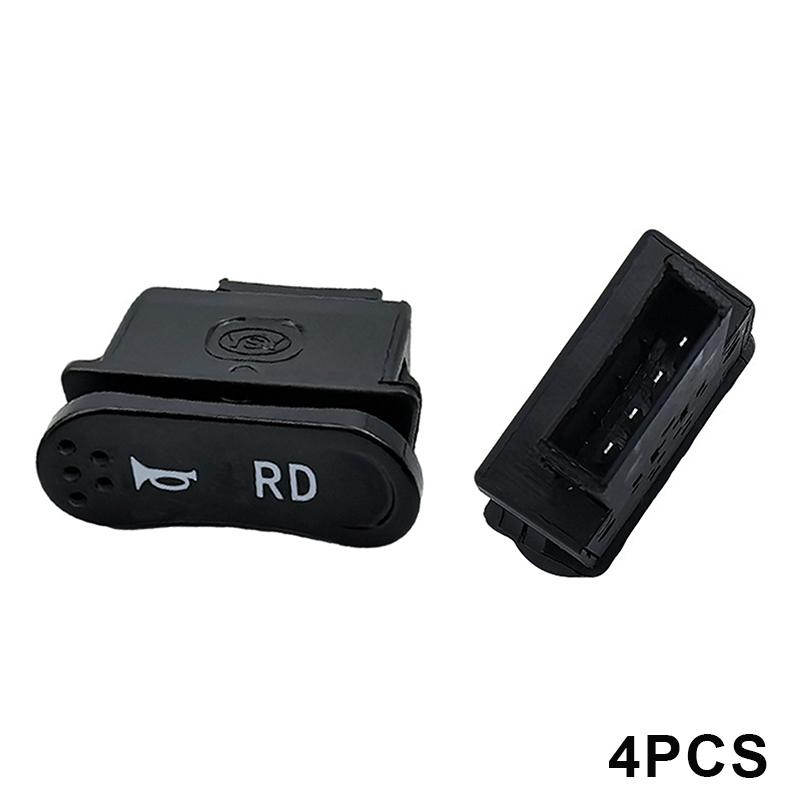 4PCS Universal Electric Motorcycle Accessories Headlight Horn High/Low Beam Dimmer Turn Signals Five Switches And Buttons