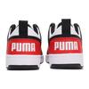 Puma Rebound LayUp Low SL White Poppy Red Unisex Sneakers Black 369866-14