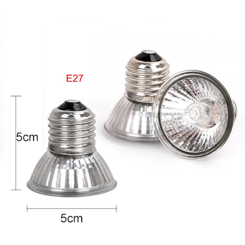 E27 UVA+UVB 220V Reptile Heating Lamp Deck Holder Tortoises Basking Bulb Turtle Light Clip Thermometer Hygrometer Lizard