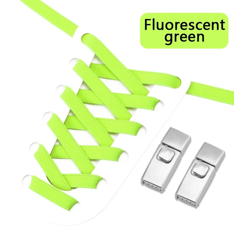 8MM 2025 No Tie Shoe Laces Press Lock Insert Fixed Shoelaces Without Ties Elastic Laces Sneaker Kid Adult Flat Shoelace for Shoe