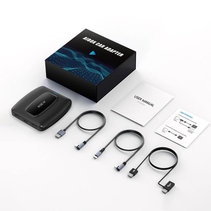 

Smart Aibox Car Wireless CarPlay Adapter Wired to Wireless Plug and Play CarPlay Box North American Version No Card