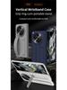 OnePlus Open Case: Full-Coverage Drop-Proof Design with Wrist Strap & Vertical Stand