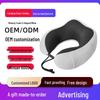 Custom U-Shaped Memory Foam Neck Pillow with Embroidered Logo for Promotion and Gift