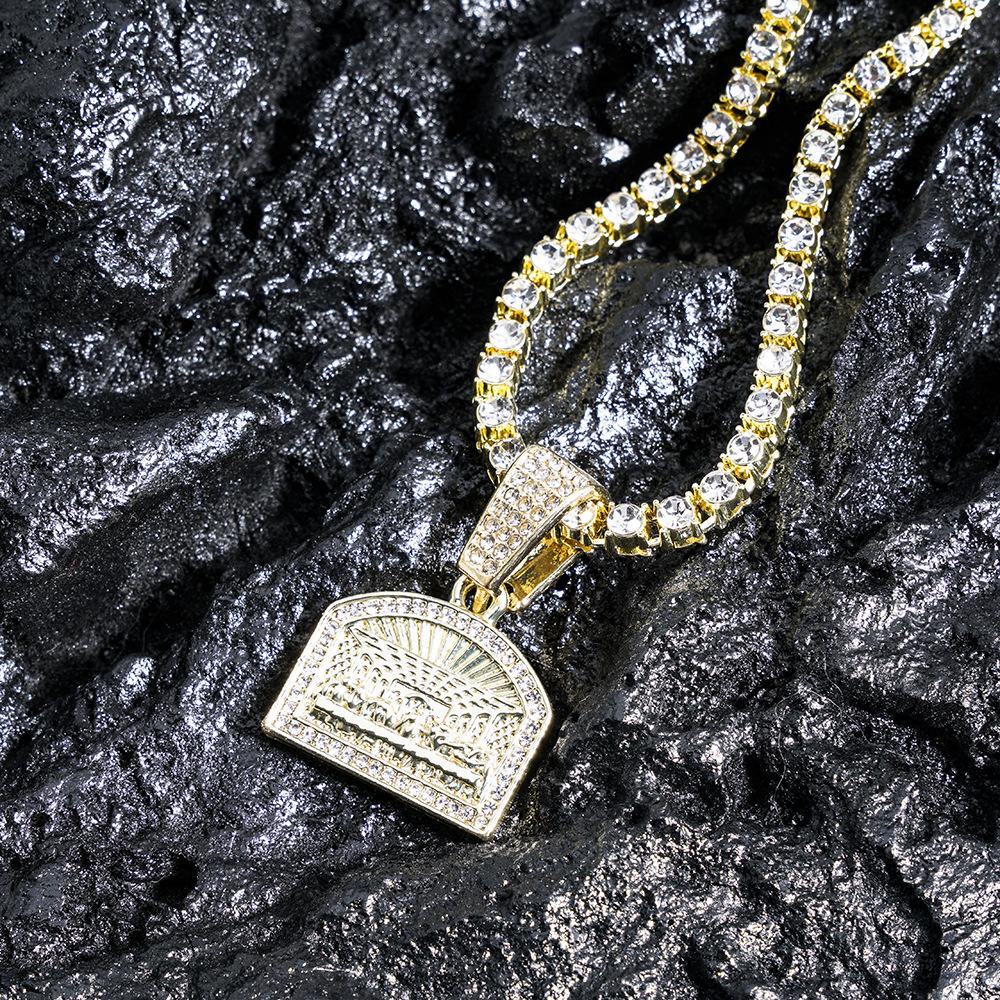 4mm Iced Out Tennis Chain Necklace Hip Hop CZ Rhinestone Cuban Link Chain Unisex Street Fashion Jewelry Gift 18inch