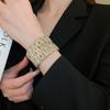 Hollow-out Irregular Wide Bracelet Irregular Dough Twists Retro Hand Ring  Party Decoration