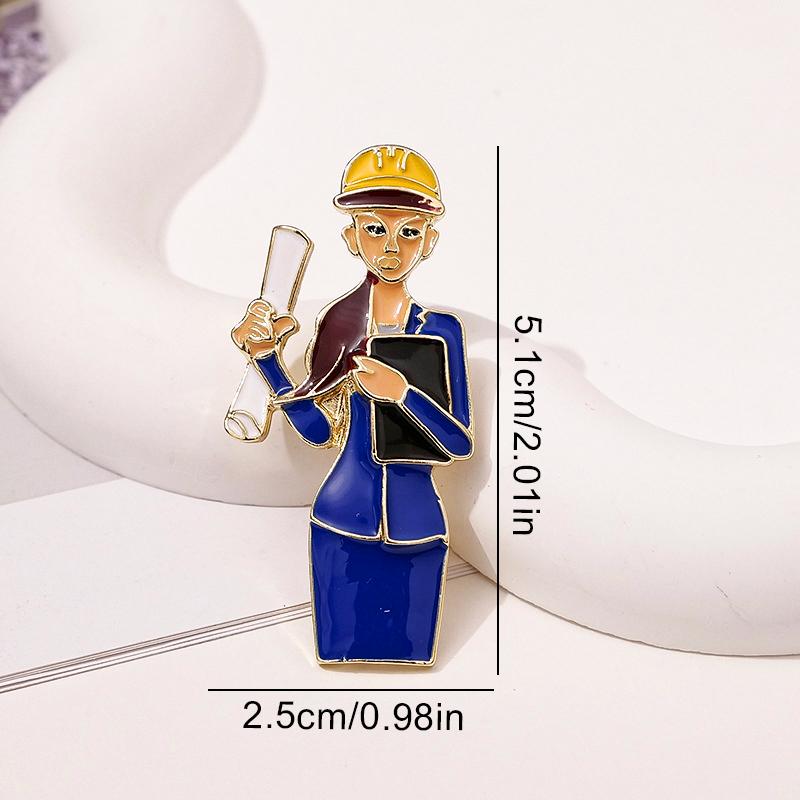 1 Stück Stoffzubehör Festivals Lehrer Krankenschwestern Polizist Geschenke für Freunde in verschiedenen Berufen Unisex