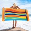 Ultra Soft Microfiber Beach Towel With Quick Dry Antibacterial Ion Print Design Pool Travel Outdoor Use