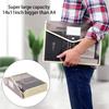 Waterproof transparent expandable folder - Purple & Pink & Yellow & Green & White & Blue & Black
