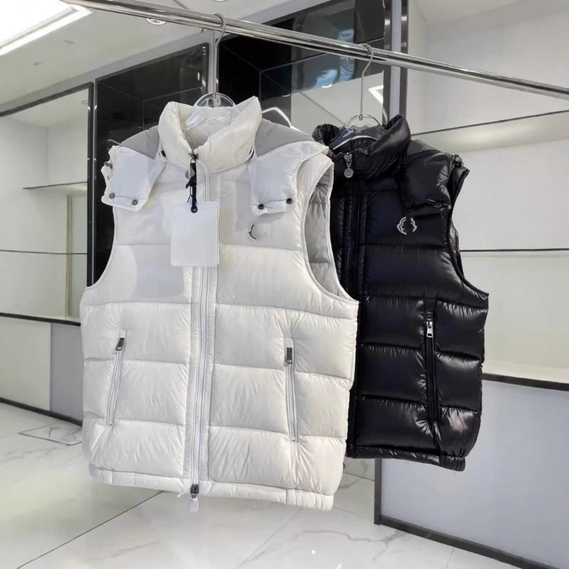 Men Women Padded Vest Waterproof Warm Classic Couple Sleeveless Jacket