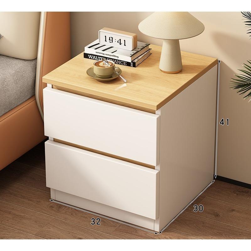 Bedside Table Household Simple Small Multi-Functional with Pumping Storage Locker Rental House Bedroom Bedside Small Cabinet