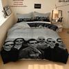 Rammstein Bettwäsche Steppbett Set Bettbezug Kissenbezug Heimdekoration Geburtstagsgeschenk (1 Bettbezug + 2 Kissenbezüge, ohne Füllung)