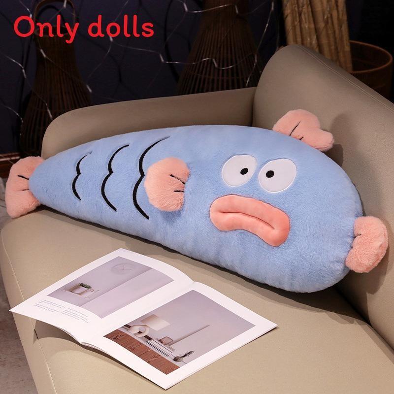 

Hangyodon Pillow With Pp Cotton Filling For Girls Bed Decor синий