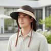 Long-lasting Rechargeable Fan Hat Portable Wide Brim Fan Hat Fishing Sun Shading Cap  Travel