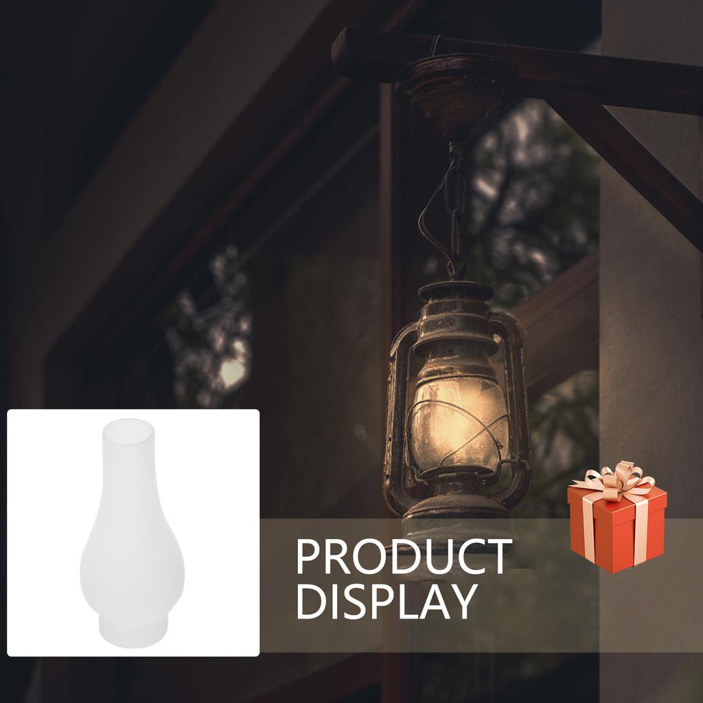 1Pcs Glass Craft Lamp Cover Exquisite Frosted Finish Wall Lamp Shade Retro Light Cover Easy Install Decorative Living