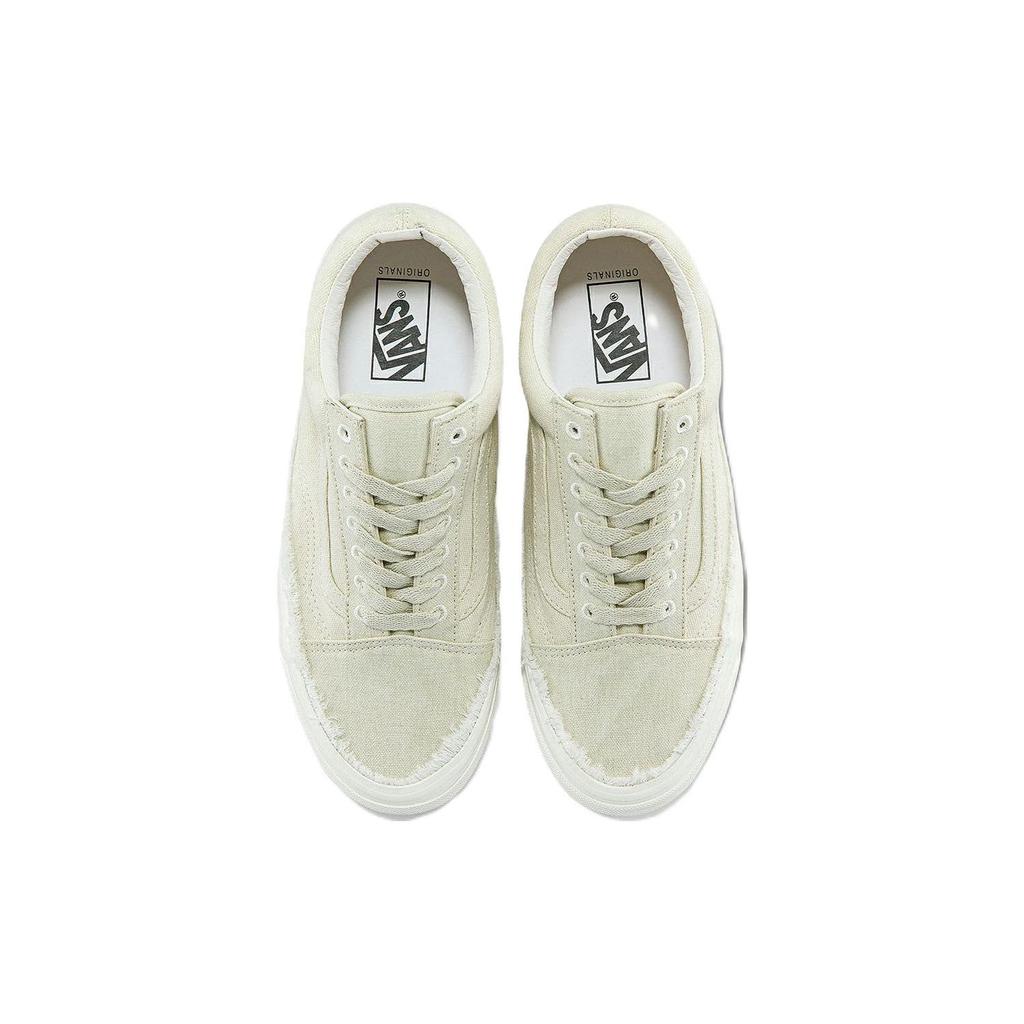 Vans OG Old Skool LX Raw Edge - Vintage White Unisex Sneakers True-White VN0A5FBE0VW