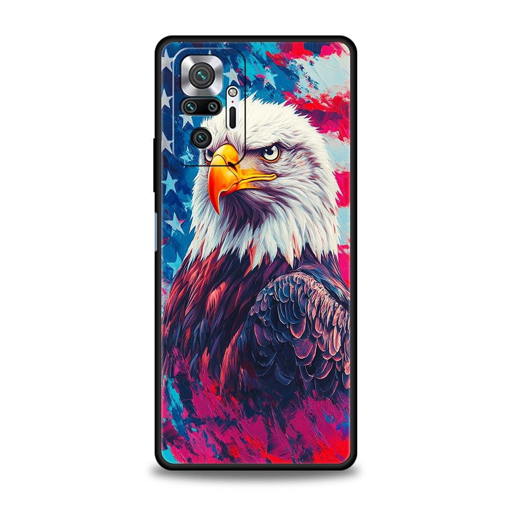 Eagle Phone Case For Xiaomi Redmi Note 14 13 12 Pro Plus 5G 9S 9 10 11 4G 14C 13C 12C 10C 9C 9A Soft Cover