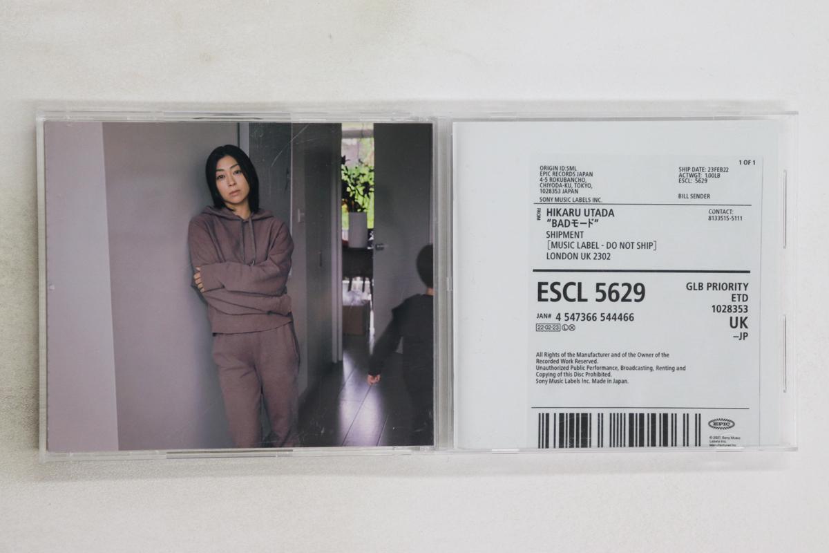 

CD ХИКАРУ УТАДА - BAD mode (цуудзёубан) ESCL5629 Эпический 2022 Япония Японский поп/рок Б/У