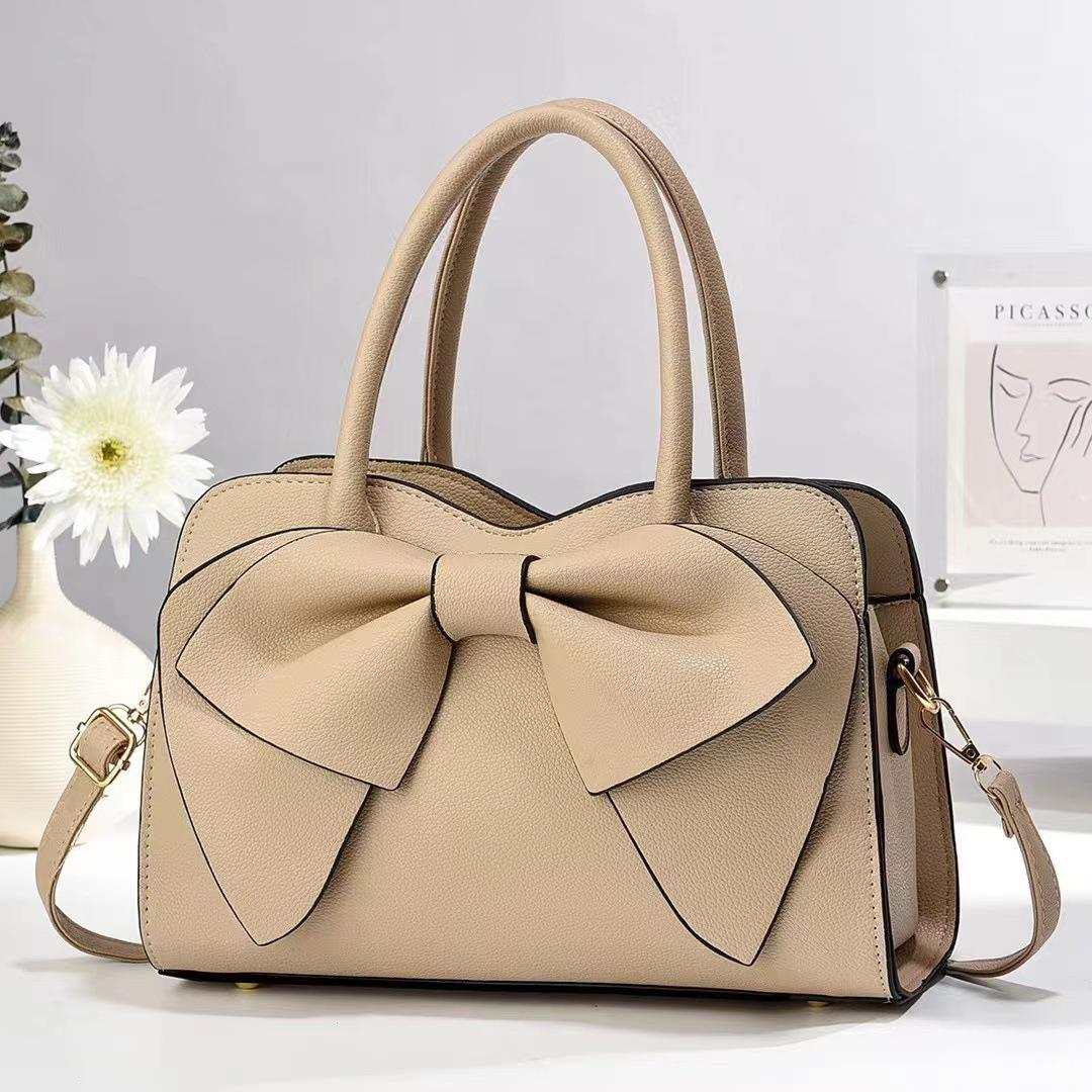 Новая большая вместительная модная сумка через плечо с бантом, высокий уровень внешнего вида, сумка через плечо, модная легкая роскошная сумка .