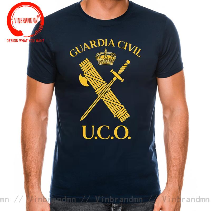 Uco Guardia Civil Espaa Polica T Shirt Unisex Spain Guardia Civil Tshirt Unisex Military Army Summer Streetwear Tops Tee Shirt