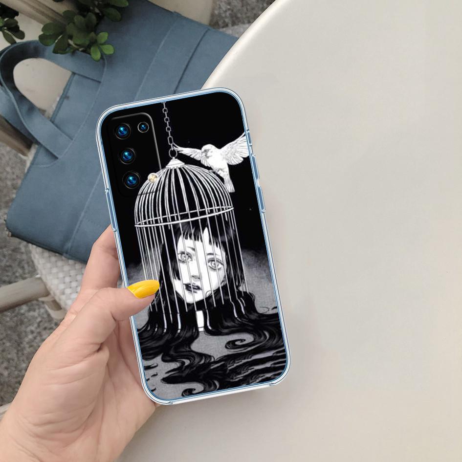CJ65 Horror Tomie Junji Ito Case for Motorola Moto G10 G20 G30 G31 G32 G34 G35 G41 G42 G50 G51 G52 G55 G60 G60S G62 G71 G72 G75