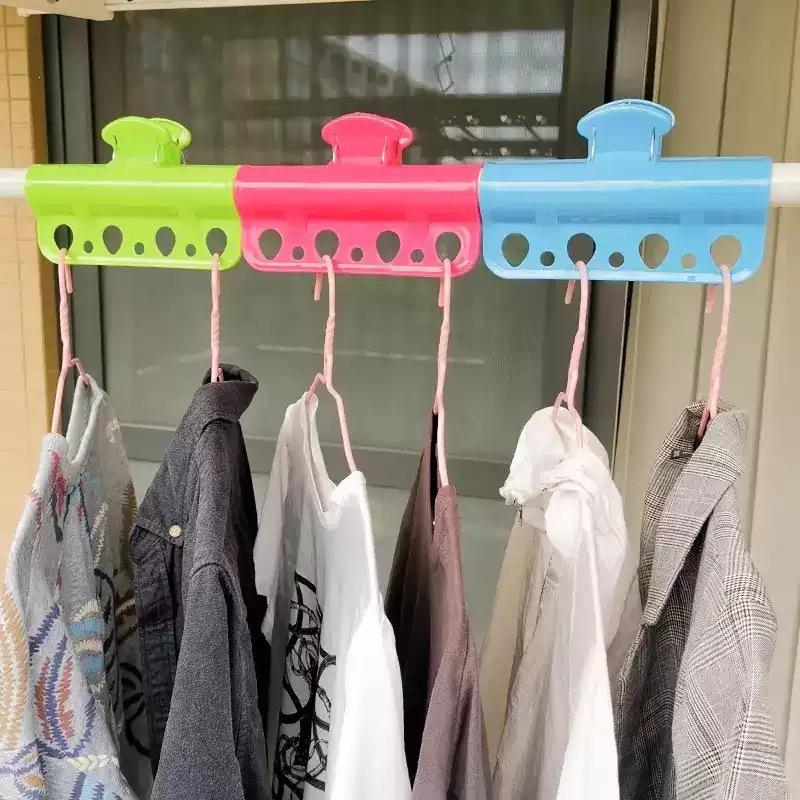 Windproof Plastic Quilt and Clothesline Clip with Buckle Fixer