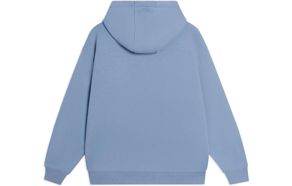 Li Ning Sweatshirts Unisex Blue Hooded Moderate Regular AWDSC97-4